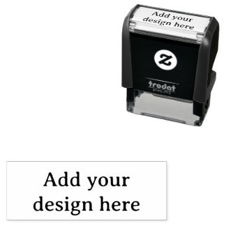 Create Your Own Simple Custom 1.8" x 0.65" Self-inking Stamp
