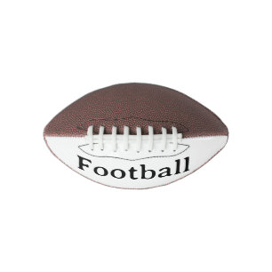 Create Your Own Simple Custom 1 Panel No Tee Mini American Football