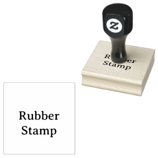 Create Your Own Simple Custom 2.5" x 2.5" Rubber Stamp