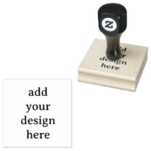 Create Your Own Simple Custom 2.5" x 2.5" Rubber Stamp