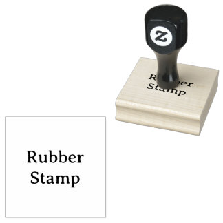 Create Your Own Simple Custom 2.5" x 2.5" Rubber Stamp