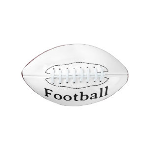 Create Your Own Simple Custom 2 Panel No Tee Mini  American Football