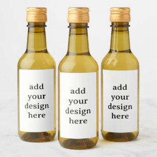 Create Your Own Simple Custom 2" x 3" Mini  Wine Label