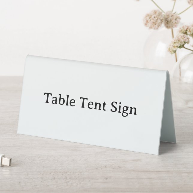 Create Your Own Simple Custom 6" X 3" Plastic  (In SItu (Table))