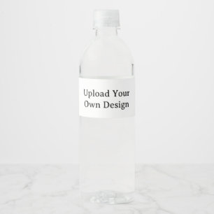 Create Your Own Simple Custom 8.25" x 1.75"  Water Bottle Label