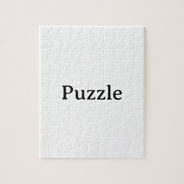Create Your Own Simple Custom 8" x 10", 110 pieces Jigsaw Puzzle (Vertical)