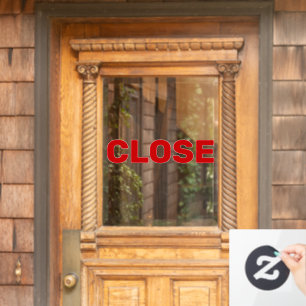 Create Your Own Simple Custom Close Window Cling
