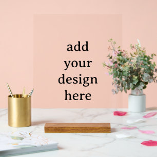 Create Your Own Simple Custom Design 11" x 14" Acrylic Sign