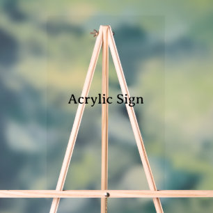 Create Your Own Simple Custom Design 12" x 18" Acrylic Sign