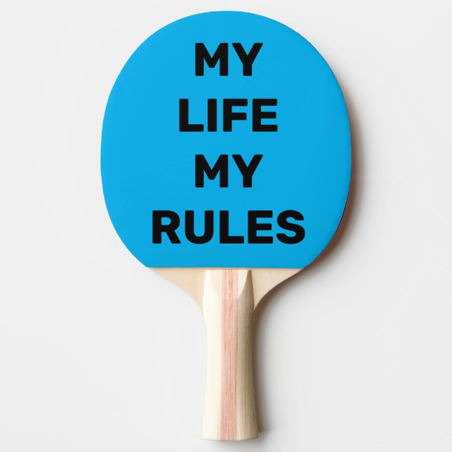 Create Your Own Simple Custom Design Ping Pong Paddle (Front)
