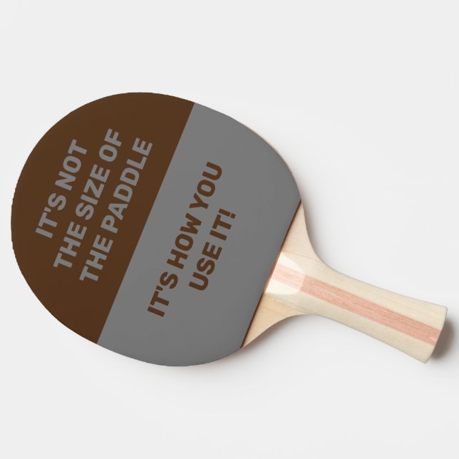 Create Your Own Simple Custom Design Ping Pong Paddle (Back Side)