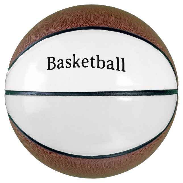 Create Your Own Simple Custom Fullsize Basketball (Front)