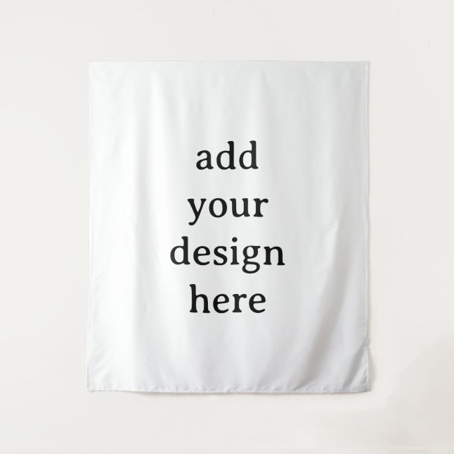 Create Your Own Simple Custom Large 68" x 80" Tapestry (Front)