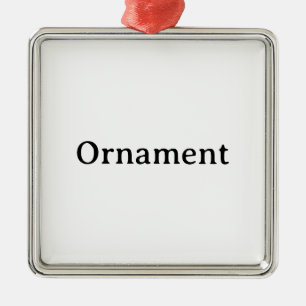 Create Your Own Simple Custom Premium Square  Metal Tree Decoration