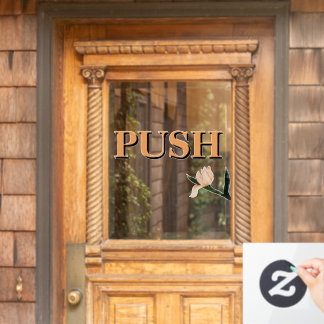 Create Your Own Simple Custom Push Window Cling