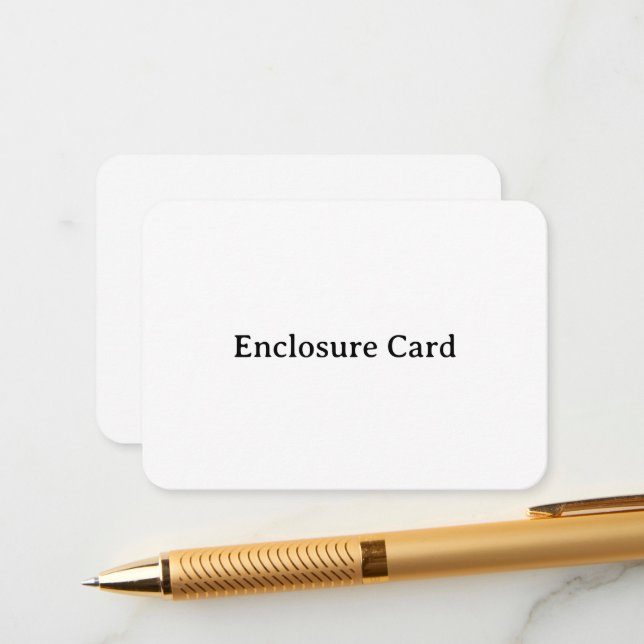 Create Your Own Simple Custom Rounded 3.5" x 2.5" Enclosure Card (Front/Back In Situ)