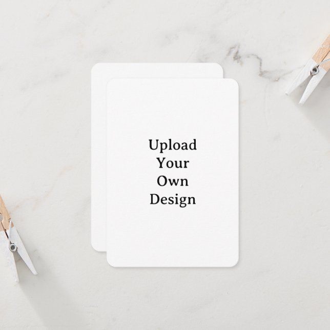 Create Your Own Simple Custom Rounded 3.5" x 5" Invitation (Front/Back In Situ)