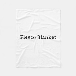 Create Your Own Simple Custom Small 30" x 40" Fleece Blanket
