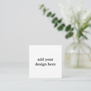 Create Your Own Simple Custom Squared 2.5" x 2.5" Enclosure Card