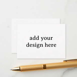 Create Your Own Simple Custom Squared 3.5" x 2.5" Enclosure Card