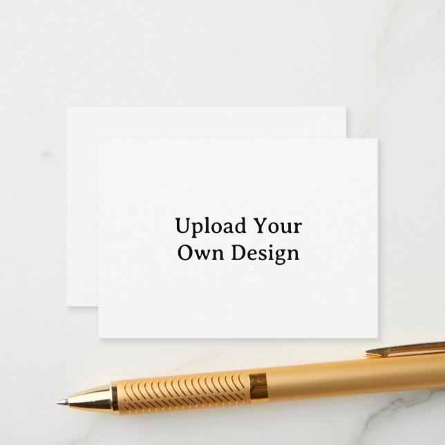 Create Your Own Simple Custom Squared 3.5" x 2.5" Enclosure Card (Front/Back In Situ)