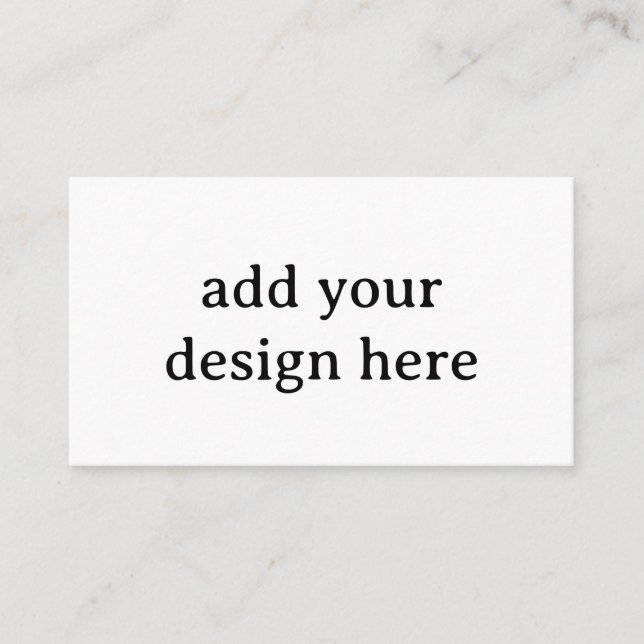 Create Your Own Simple Custom Squared 3.5" x 2" Enclosure Card (Front)