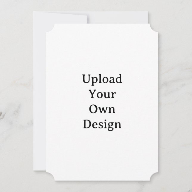 Create Your Own Simple Custom Ticket 5" x 7" Invitation (Front)