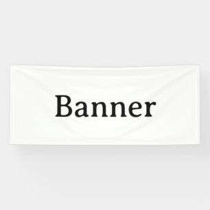 Create Your Own Simple Custom Vinyl 2.5' x 6' Banner