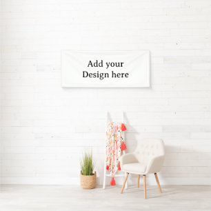 Create Your Own Simple Custom Vinyl 2.5' x 6' Banner