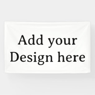 Create Your Own Simple Custom Vinyl 3' x 5' Banner