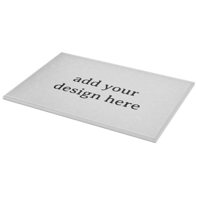 Create Your Own Simple Decorative Glass 11"x8" Cutting Board (Corner)
