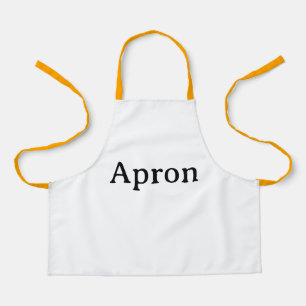 Create Your Own Simple Design Apron