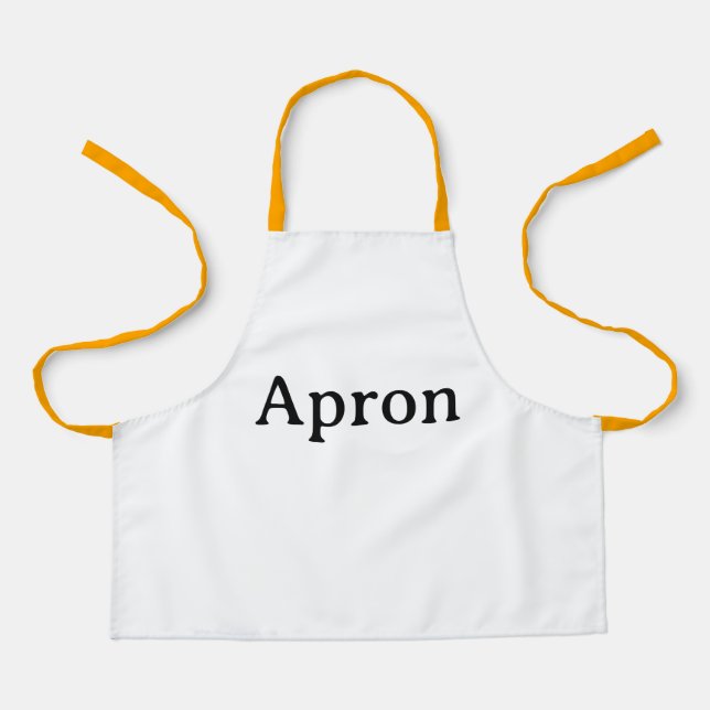  Create Your Own  Simple Design  Apron (Front)
