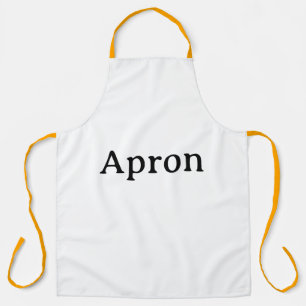 Create Your Own Simple Design Apron