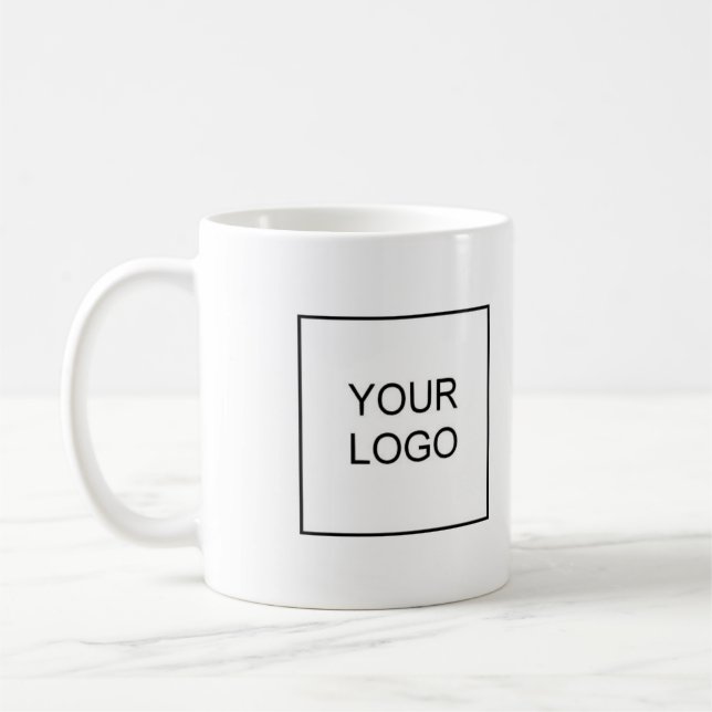 Create Your Own Simple Design Template Add Logo Coffee Mug (Left)