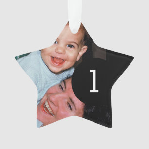 Create Your Own Simple Easy 2 images star Ornament