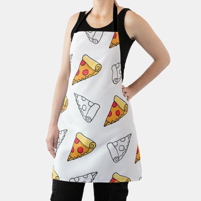 Create Your Own Simple Pizza print Apron (Insitu)