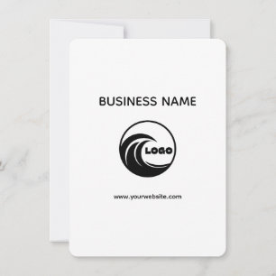 Create Your Own Simple Professional 4.5" x 6.25" Invitation