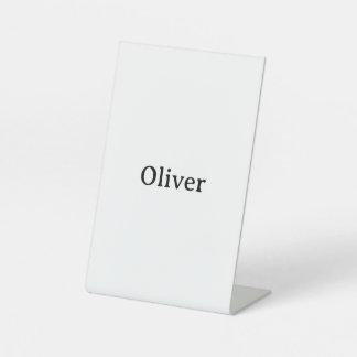 Create Your Own Simple Professional 4" X 6" Pedestal Sign