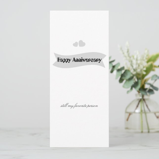 Create Your Own Simple Professional 4" x 9.25" Invitation (Standing Front)