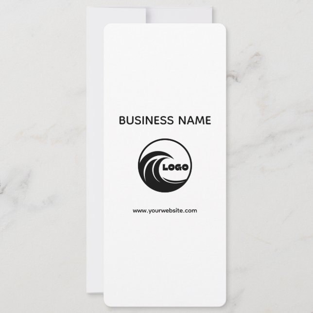 Create Your Own Simple Professional : 4" x 9.25" Invitation (Front)