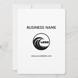 Create Your Own Simple Professional 5.5" x 7.5" Invitation