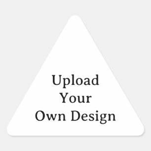 Create Your Own Simple Small 1½" (sheet of 20) Triangle Sticker