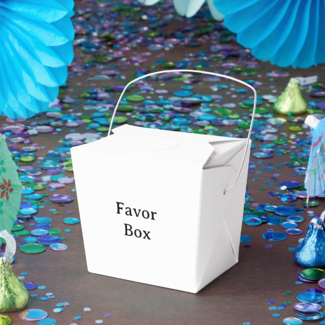 Create Your Own Simple Small Take Out 2"x2"x2.75" Favour Box (Party)