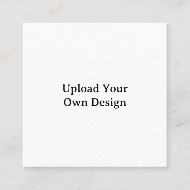 Create Your Own Simple Square 2.5" x 2.5" Discount Card (Front)