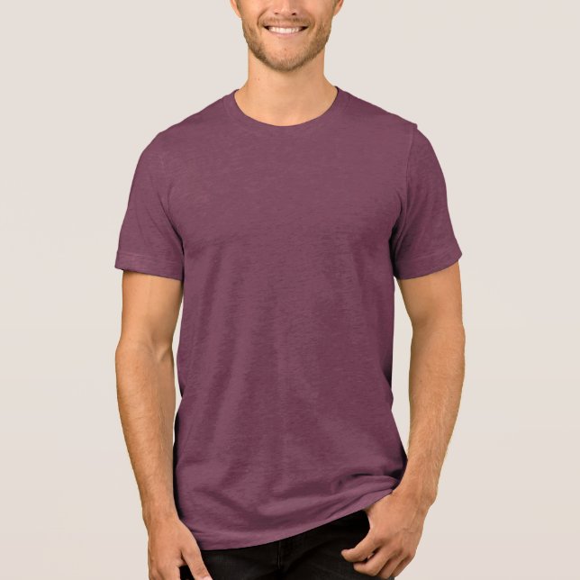 Create Your Own simple Tri-Blend Shirt (Front)