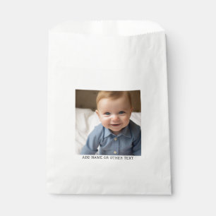 Create Your Own Single Photo Gallery white border Favour Bags
