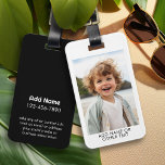Create Your Own Single Photo Gallery white border Luggage Tag<br><div class="desc">Add your favourite selfie or portrait of a friend. Use a photo to create a unique and personal gift. If you need to adjust the pictures,  click on the customise tool to make changes.</div>
