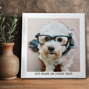 Create Your Own Single Photo Gallery white border Tile