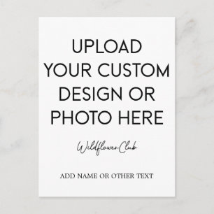 Create Your Own Single Photo Postcard